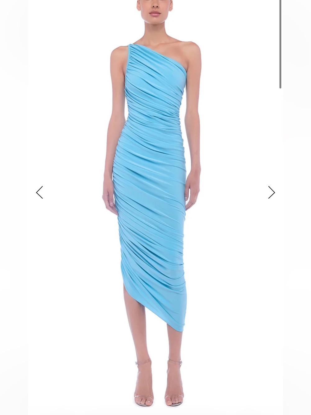 Norma Kamali Diana Dress in Powder Blue